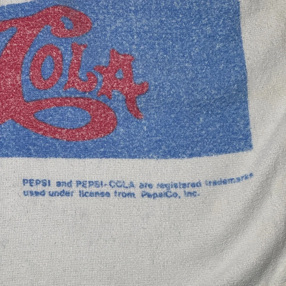 Vintage 80s 90s Pepsi Cola Retro Big Beach 30x58” Towel